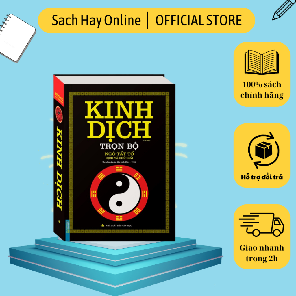 Sách - Kinh Dịch Trọn Bộ (Bìa Cứng)