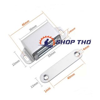 Miếng chặn cánh tủ có nam châm (set 4 cái )