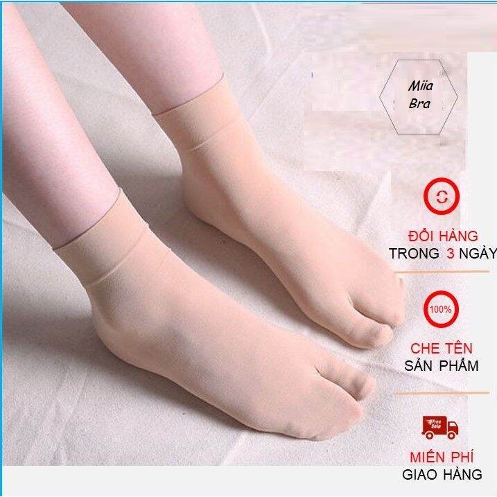 (Loại đẹp) Set 10 đôi tất da chân xỏ ngón siêu êm, siêu dai