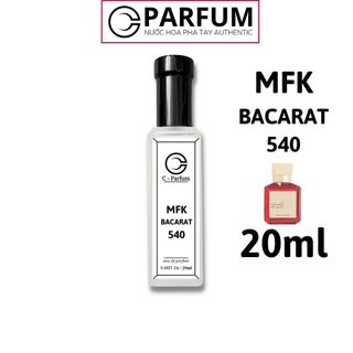 Nước hoa unisex MFK 540 baccarat đỏ Chính hãng 20ml thơm lâu hương ngọt dịu quyến rũ sang trọng 