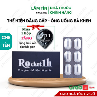 ✔(Chính Hãng) ROCKET 1H tăng cường sức khoẻ nam, bổ thận hộp 6 viên - Sao Thái Dương
