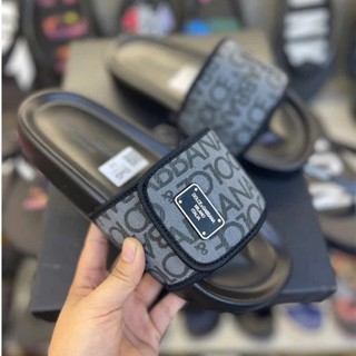 dép quai ngang dán xé thời trang DG chữ to siêu đẹp.mẫu dép nam nữ đế pu chống nước đi học siêu êm chân