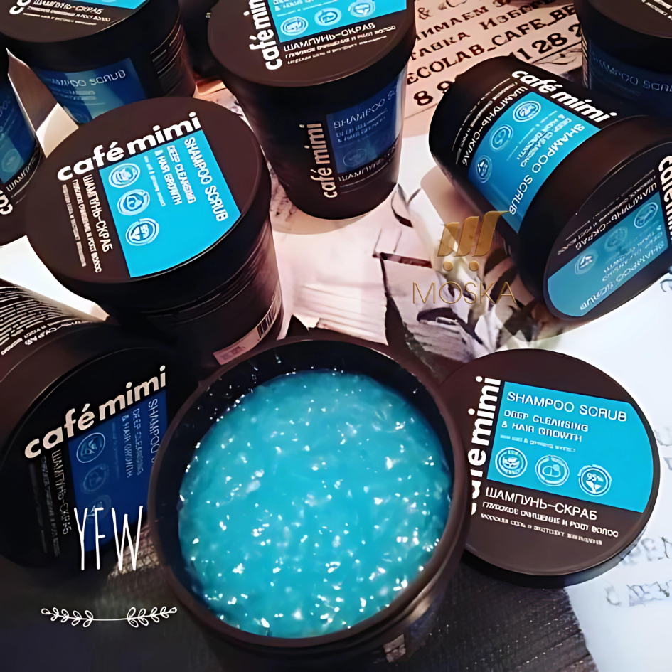 Tẩy Da Chết Da Đầu Cafe MiMi Tóc Sạch Sâu, Loại Bỏ Da Chết, Kiềm Dầu, Sạch Gàu, Ngăn Bết Tóc 330g, Tóc Khoẻ Bồng Bềnh