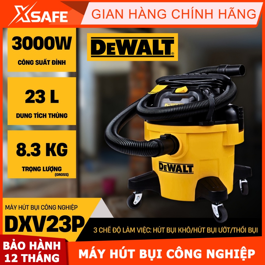Gợi ý các mẫu máy hút bụi công nghiệp Dewalt đáng mua hiện nay