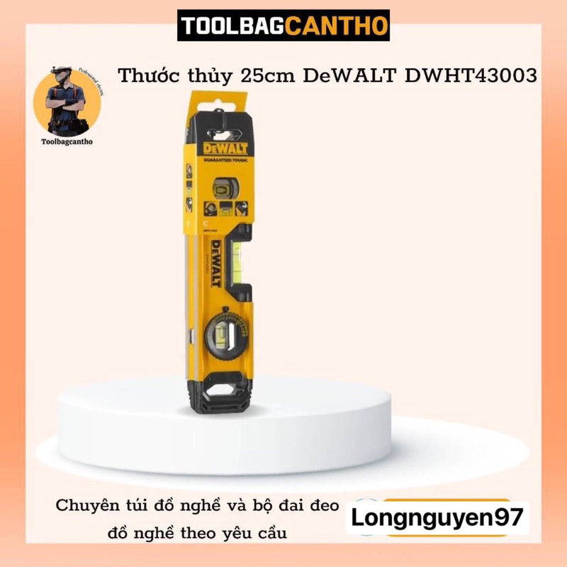 Thước thủy 25cm DeWALT DWHT43003