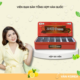 ( Hộp 120 viên ) Viên Đạm Tổng Hợp Hồng Sâm Nấm Linh Chi Nhung Hươu Hàn Quốc