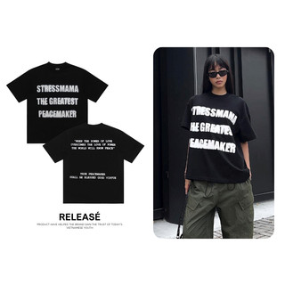 Áo Thun Local Brand RELEASE PEACEMAKER form Boxy, Áo Phông Unisex 100% Cotton 2 chiều Basic Tee