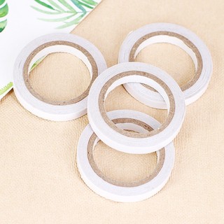 Băng keo 2 mặt mini bản nhỏ 8mm*6m, băng dính hai mặt rẻ cuộn hình tròn dạng kéo siêu dính dán quần áo giấy móng đa năng
