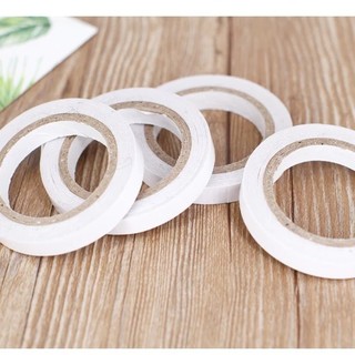 Băng keo 2 mặt mini bản nhỏ 8mm*6m, băng dính hai mặt rẻ cuộn hình tròn dạng kéo siêu dính dán quần áo giấy móng đa năng