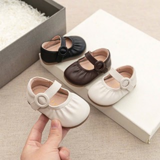  Giày búp bê tập đi cho bé gái Giày bé gái da bệt đế mềm êm bo chun nhẹ cho bé từ tập đi mẫu mới nhất M563 