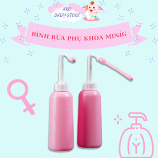 Bình rửa phụ khoa MiniG 500ml - 2 đầu xịt, vệ sinh sâu bên trong, an toàn tiện lợi cho phụ nữ trẻ em và người lớn tuổi