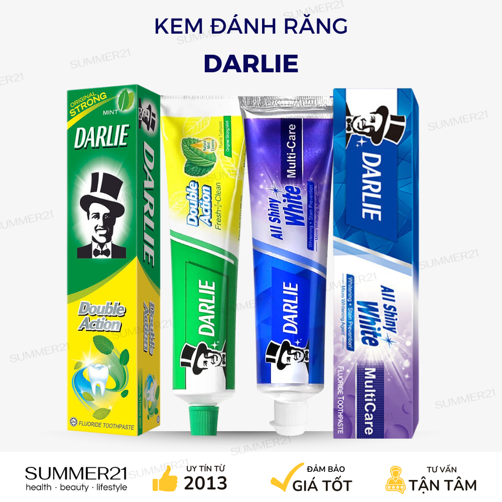 Kem đánh răng DARLIE DOUBLE ACTION FRESH CLEAN 225G