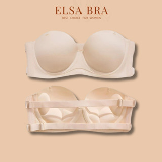 COMBO 2 Áo Ngực Nữ Đúc Su Không Dây Không Gọng Nâng Ngực Tạo Khe Chuyên Mặc Váy ELSA BRA 018