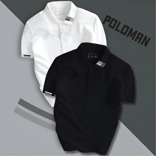 Áo Thun Polo POLOMAN 10 Cổ Bẻ Vải Cá Sấu, Vải Mềm Mịn - Áo Có Cổ Ngắn Tay Thời Trang Nam Nữ, CỔ BẺ
