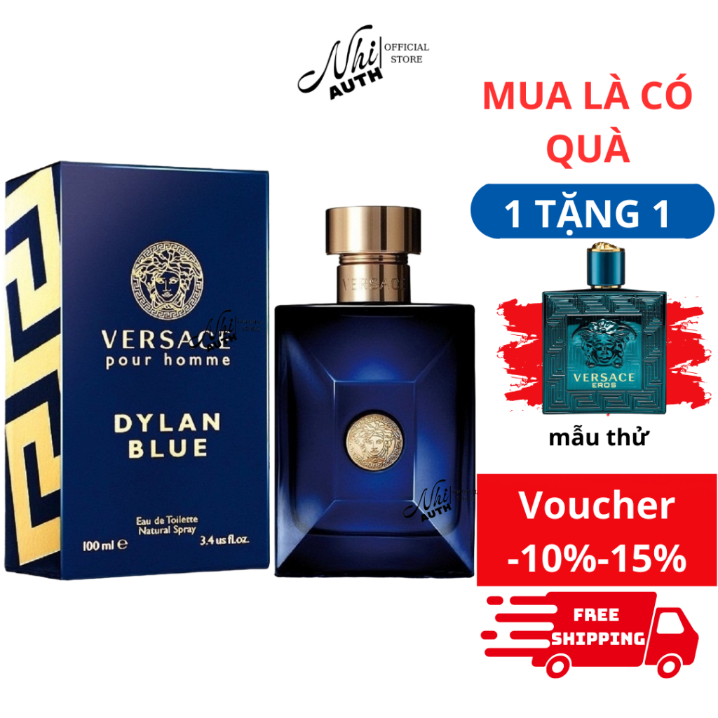 Nước Hoa Nam Versace Dylan Blue 100ml EDT chính hãng (nguyên seal)