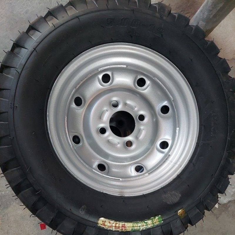 bánh xe 500-12  cho xe ba gác  bánh săm lốp vành 500 - 12