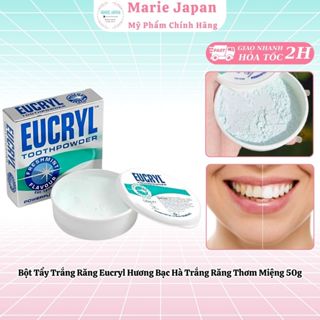  Bột Tẩy Trắng Răng Hương Bạc Hà Eucryl Powerful Stain Removal Toothpowder 50g 