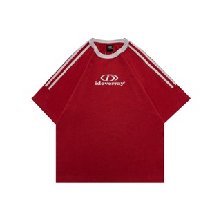 Áo thun unisex cao cấp chính hãng IDEVERRAY Chic form oversize chất cotton 260gsm