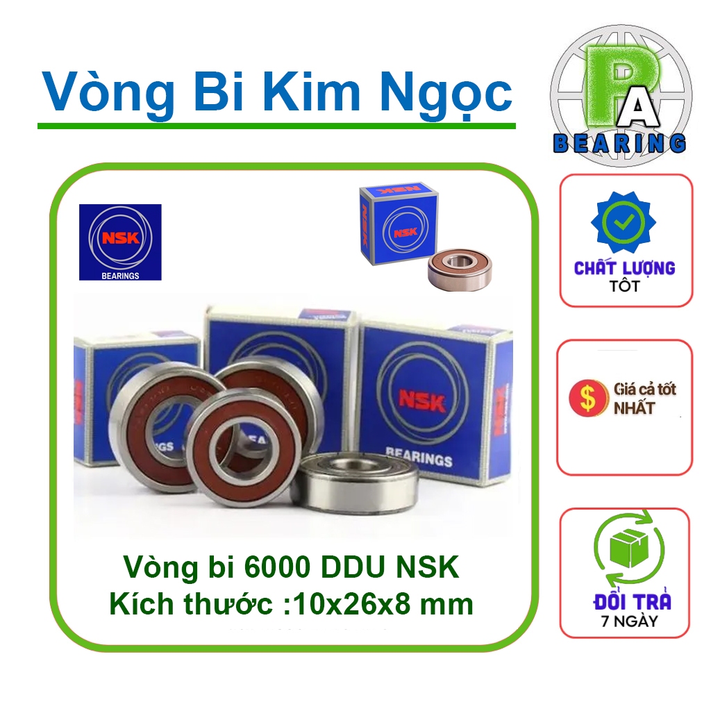 Vòng Bi/Bạc Đạn 6000 DDU NSK