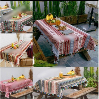 (sale 50%)  Khăn trải bàn Vải thổ cẩm dệt sợi hàng đẹp loại 1