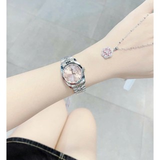  Đồng Hồ Nữ Scottie 9570 Màu Hồng Hấp Dẫn Trẻ Trung Thép Không Gỉ Chống Nước 