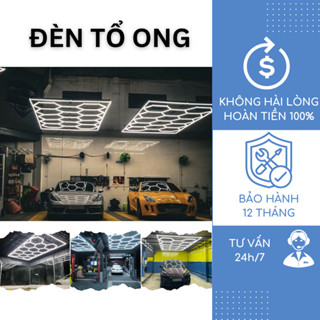 Đèn led siêu sáng, đèn tổ ong lục giác Taiwan đèn treo ốp trần gara Detailing công suất 850W NB Mart