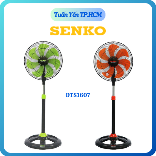 Quạt đứng thân sắt Senko DTS1607 mã mới DTS1601 công suất 65W, 3 tốc độ gió - Hàng chính hãng