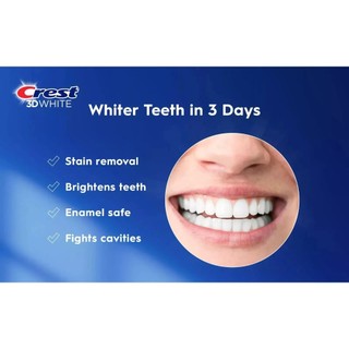 Kem Đánh Răng Crest 3D White Advance Whitening trắng răng, sạch mảng bám
