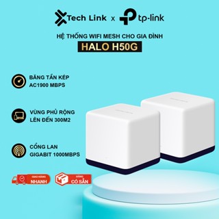 [Hỏa tốc] Hệ Thống Wi-Fi Mesh Mercusys Halo H50G Dành Cho Gia Đình AC1900