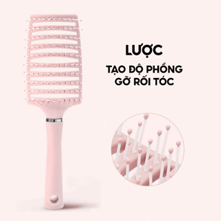Lược Chải Tóc Đệm Khí, Lược Tạo Độ Phồng Gỡ Rối Tóc Thoáng Khí Màu Ngẫu Nhiên - RECIPE VIỆT NAM