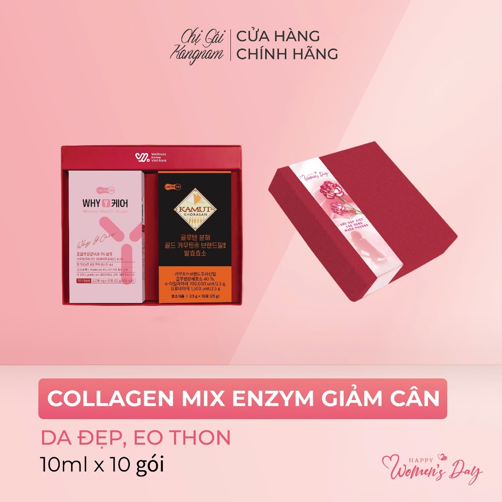 [ SET QUÀ TẶNG] Combo Enzyme Kamut Khorasan x Men Phụ Khoa Why Y Care