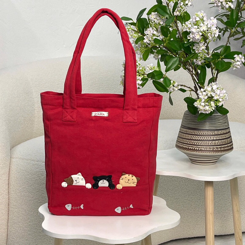 TÚI TOLE 3 BÉ MÈO (KO KÈM VÍ MÈO NHỎ) HIKOSEN CARA