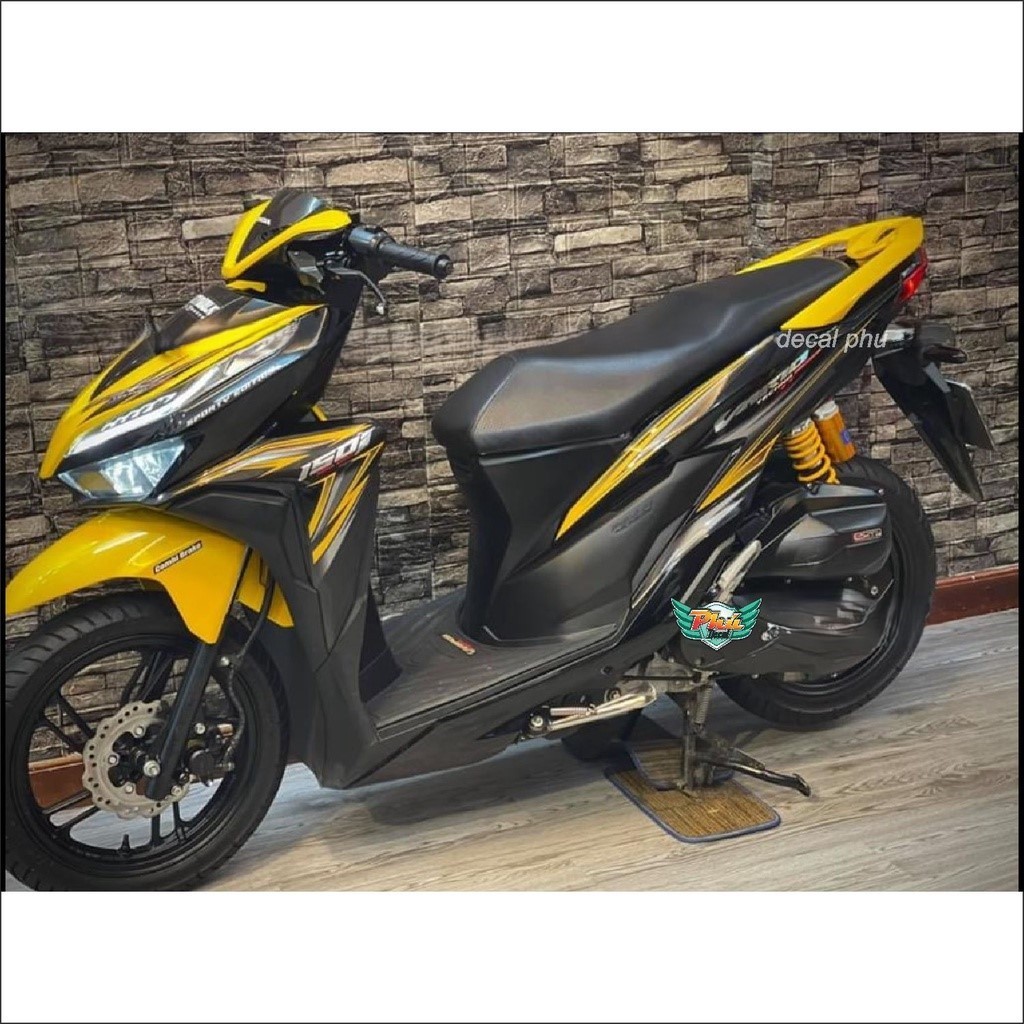 Tem rời vario vàng đen 150i (Z)