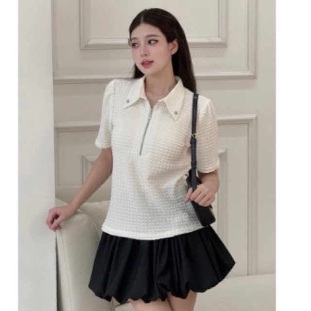 OUTSET - Áo Bella xốp thun mềm xinh iu Pass