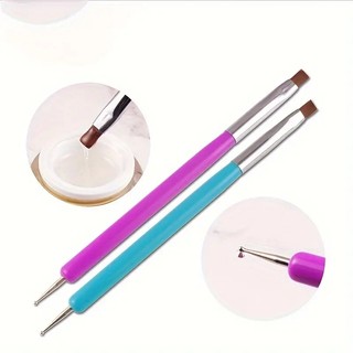 Cọ 2 đầu đắp gel móng và chấm bi trang trí-ĐỒ NAIL VIỆT