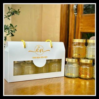Combo 10,20 hộp 4 hủ yến (đựng vừa hủ 70ml, 100ml thái, 100ml lục giác, 150ml thái)