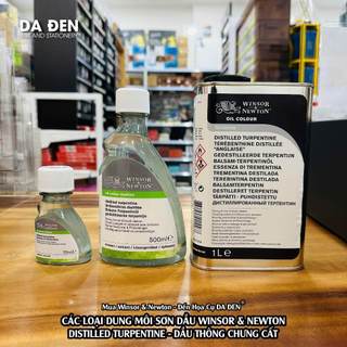 [DA ĐEN - QUẬN 3] Dung Môi Sơn Dầu Distilled Turpentine - Dầu Thông Chưng Cất Winsor & Newton 1l