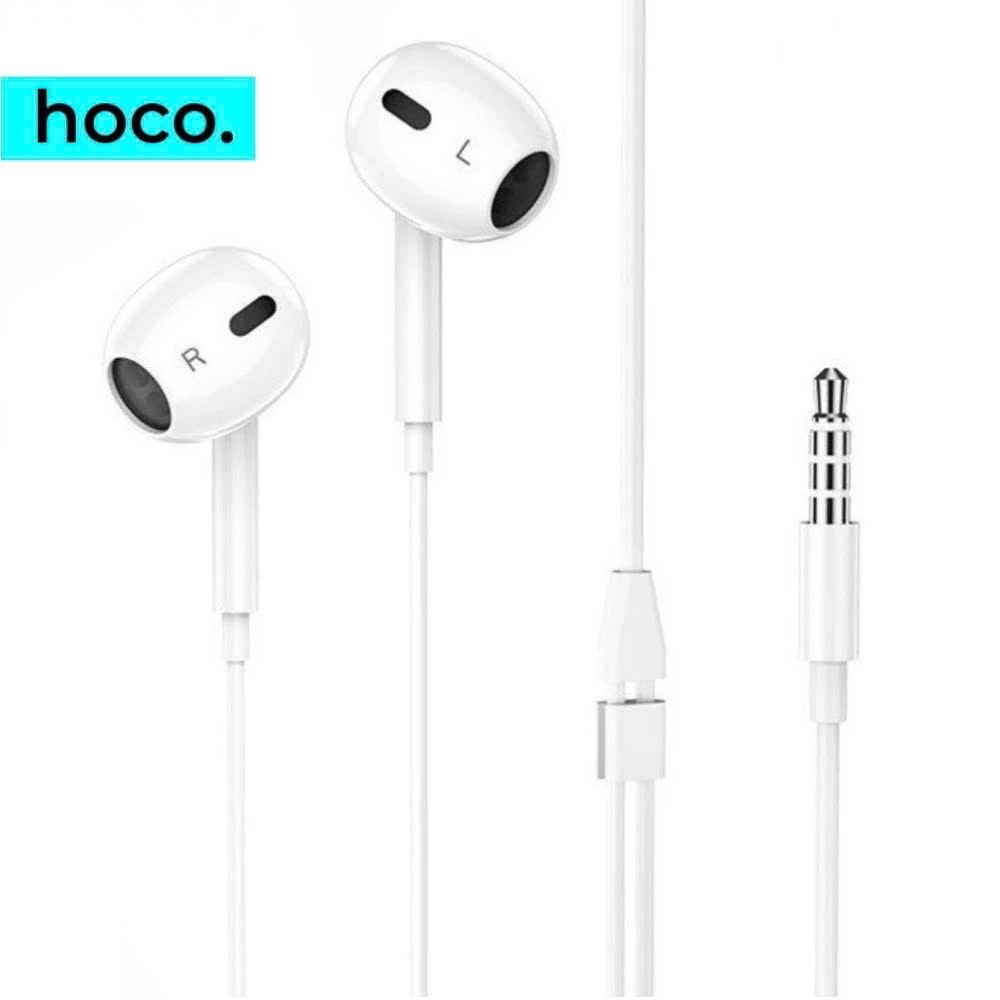 Tai nghe có dây có mic Hoco jack 3.5mm âm thanh vòm thiết kế mới chống mỏi tai