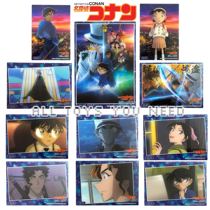 [🎁Sleeve] [OFF] Card clear Conan Ngôi sao 5 cánh 1 triệu đô | Card Detective Conan | Card thám tử lừ