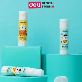 Hộp 4 Hồ Khô Keo Dán Giấy 9g Deli - Khô Nhanh Siêu Dính Nhỏ Gọn Hình Cute Tiện Lợi Học Sinh Làm Thủ Công Văn Phòng