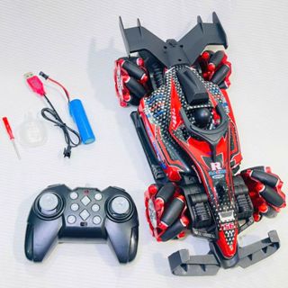 Xe Địa Hình F1 Đèn Led Bánh Điều Khiển Từ Xa Xoay 360 Độ, Phun Sương Kép, Di Chuyển Đa Hướng Cho Bé