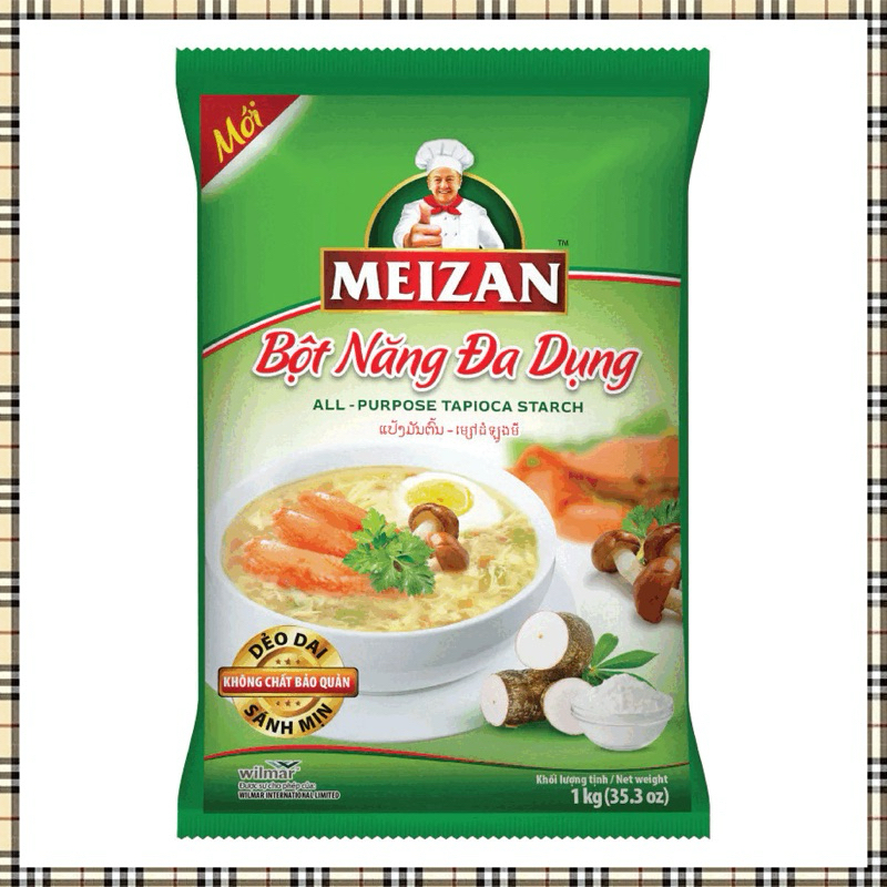 Bột năng đa dụng cao cấp Meizan túi 1kg