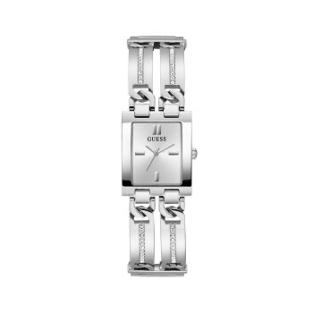 Đồng hồ nữ Guess GW0668L1 Ladies Silver Tone Analog Watch, Authentic, Full box, Luxury Diamond Watch