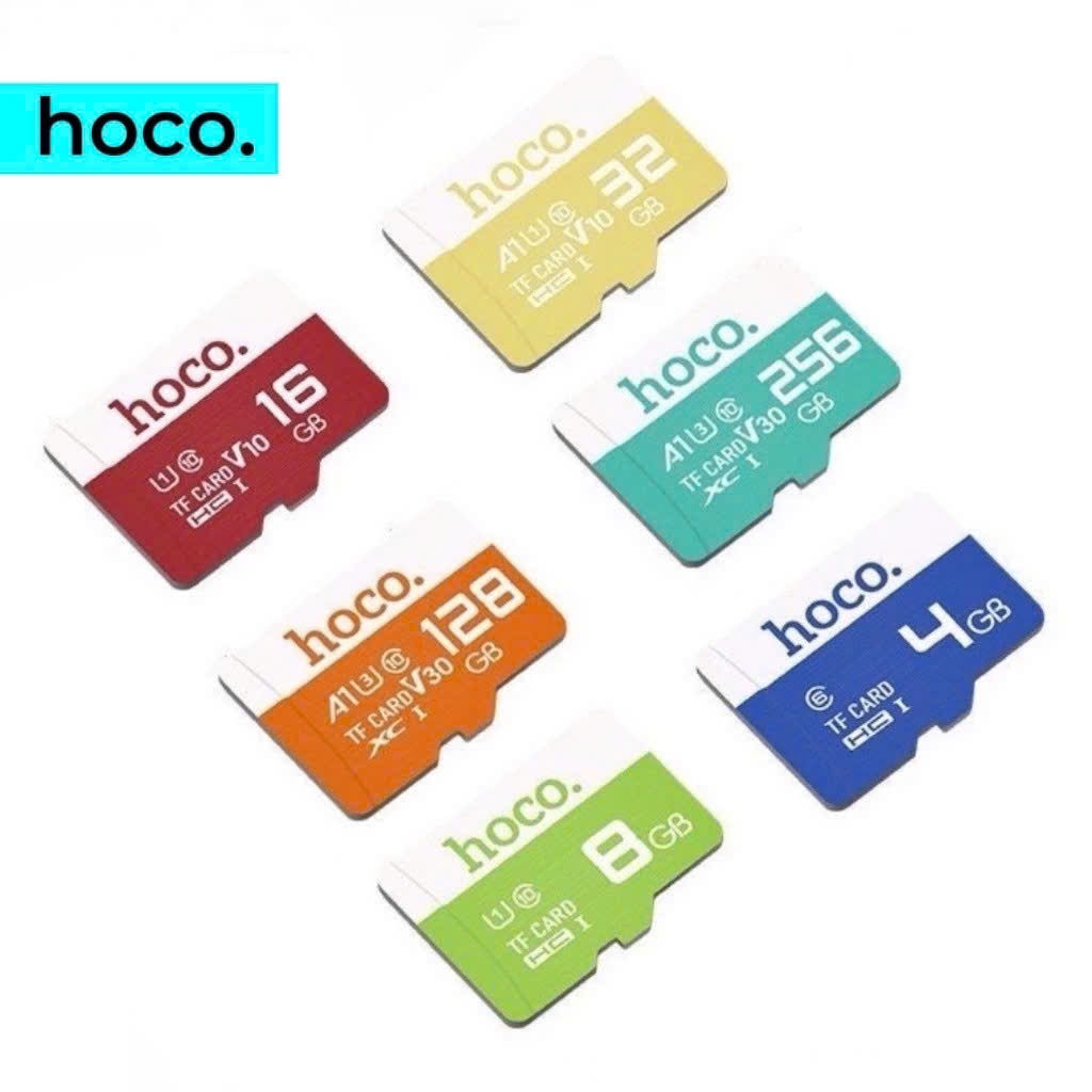 Thẻ nhớ TF camera điện thoại chính hãng hãng Hoco micro sd dung lượng từ 8gb 16gb 32gb 64gb 128gb siêu bền