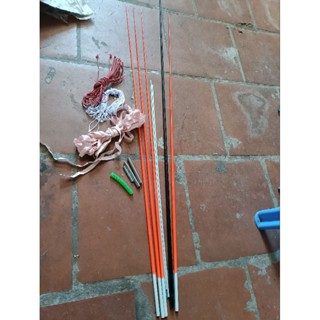 combo khung nan thủy tinh về tự làm diều liền, diều lắp ghép,bao giông, bao bão