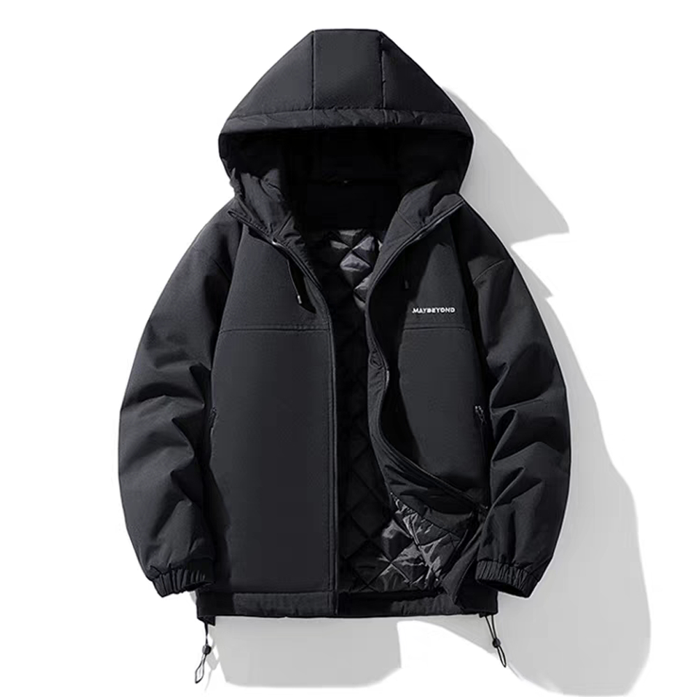 Áo Khoác Trần Bông Mỏng MAYBE_VER2 Gió Dù Chống Nước Hai Lớp Mùa Đông Nam Nữ Unisex, Áo Phao Mỏng Form Rộng Ấm Áp