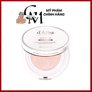 Phấn nước chống nắng nâng tông SPF 50 + PA + + +  d’Alba Tone Up Sun Cushion