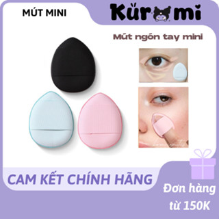 Bông phấn dạng ngón tay mini, mút ngón tay thuận tiện cho việc che khuyết điểm trên khuôn mặt, có thể dùng ướt hoặc khô