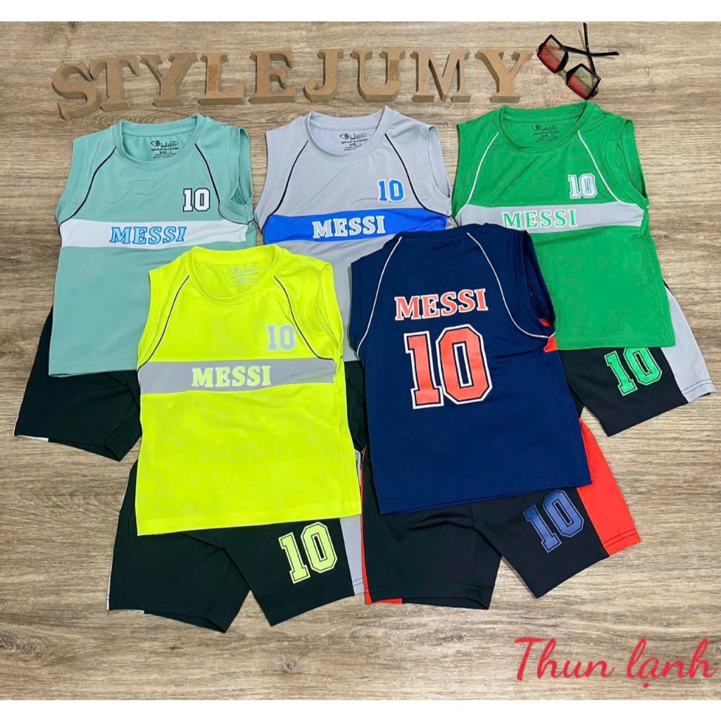 (14-48kg) Đồ bộ thể thao áo 3 lỗ thun lạnh loại 1 thương hiệu StyleJumy 1480.1481.1482.1483.1484