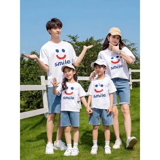 Áo gia đình Familylove - đồ gia đình họa tiết trái tim color Family đáng yêu chất liệu cotton